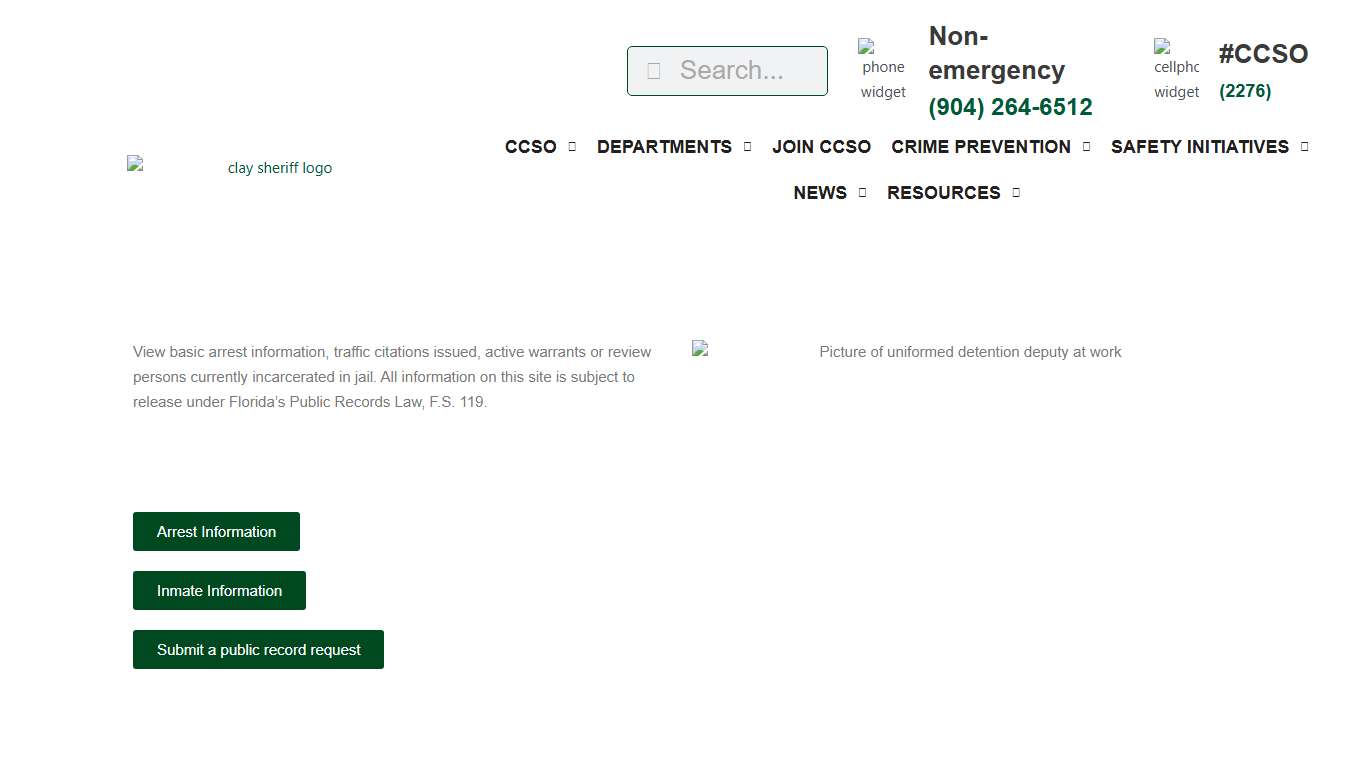 Crime & Arrest Info | Clay County Sheriff’s Office